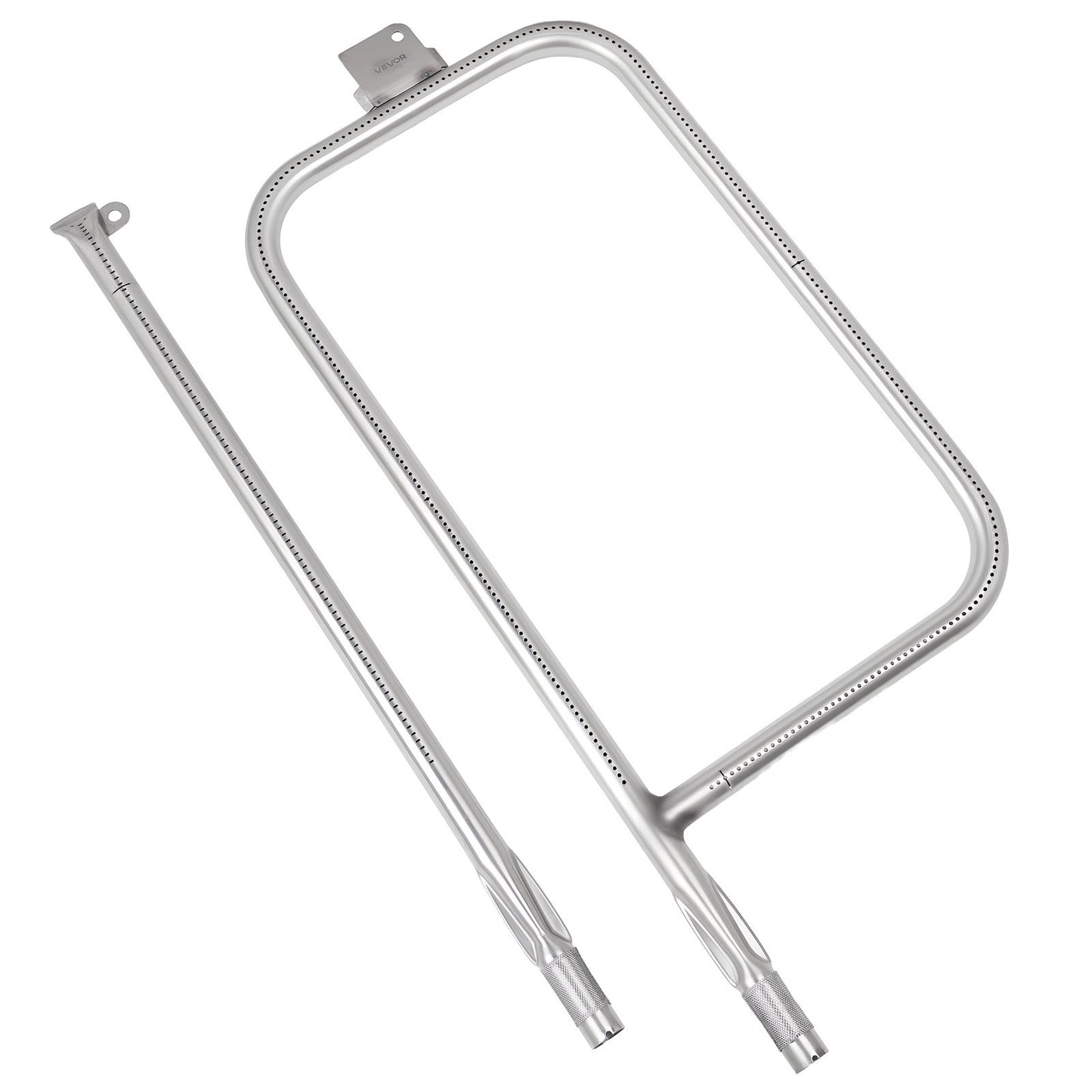 Grill Burner Tube for Weber Q3200, Q300 (2013 & earlier), Q320, Q3000 (2014 & newer), 23.75 inch 304 Stainless Steel Tube Burner for Weber 404341, 57060001, 586002, Replacement Part 60036, 80385
