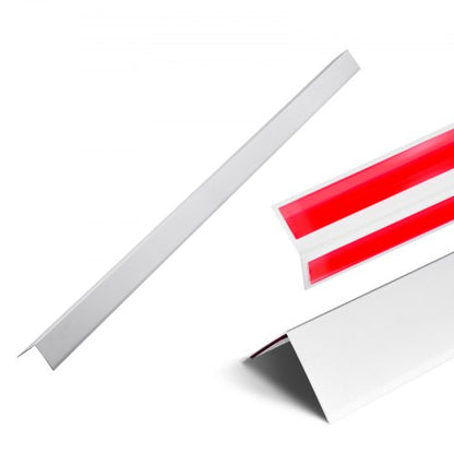 Vägghörnskydd i aluminiumlegering 50x50x1217mm 12-pack med 3M-tejp |  EU