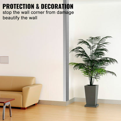 Stainless Steel Corner Guards 2 x 2 x 48 inch Metal Wall Corner Protector Pack of 20 Corner Guards 20 Ga 304 Stainless Corner Guard with 90-Degree Angle for Wall Protection and Decoration