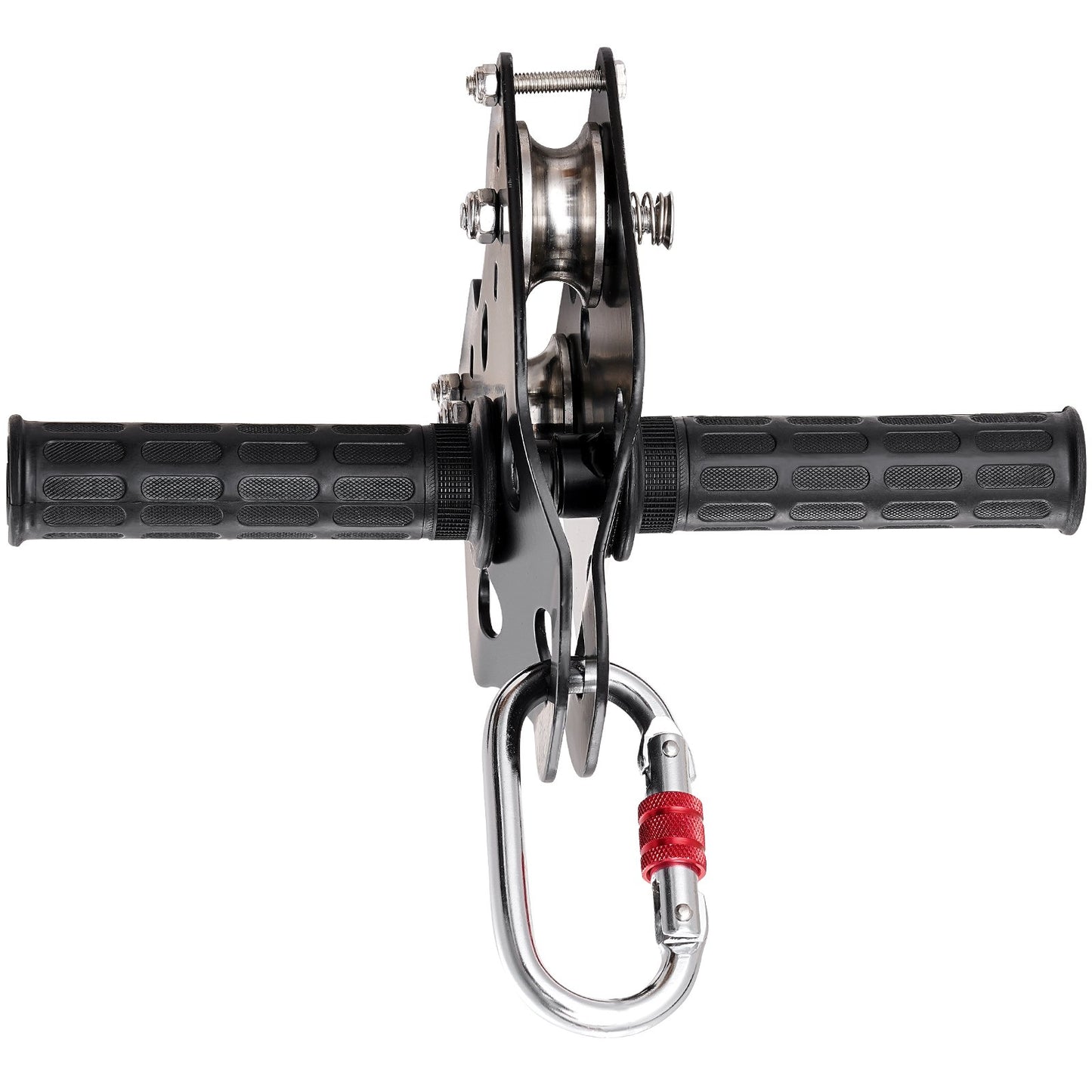 Zipline-Set für Kinder und Erwachsene, 30 m Zipline-Sets bis 150 kg, Schnellaufbau-Zipline für den Garten, Spielplatz-Unterhaltung mit Edelstahl-Zipline, Federbremse, Sicherheitsgurt, Sitz