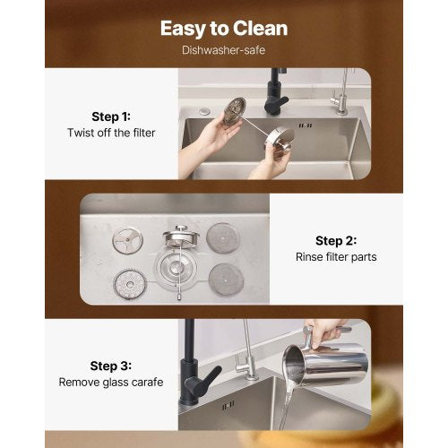 French Press coffee maker 1L stainless steel French Press silver | EU