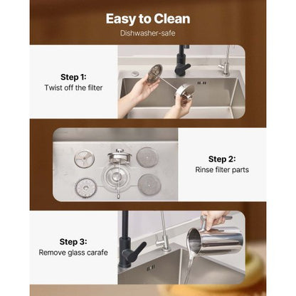 French Press coffee maker 1L stainless steel French Press silver | EU