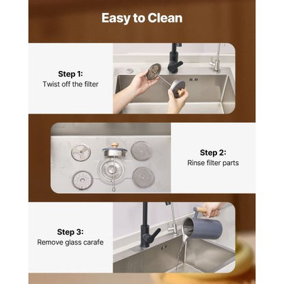 French Press coffee maker 1L stainless steel French Press black | EU