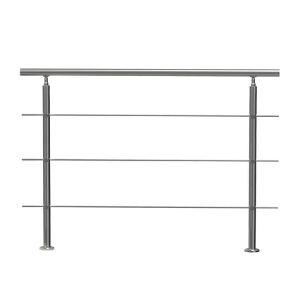 59in ledstänger för utomhustrappa 3 tvärstänger Trappa för verandadäck