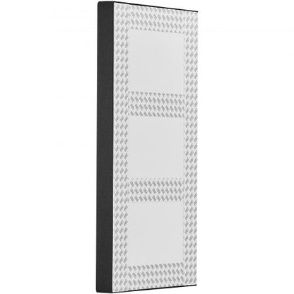 4 Akustik-Wandpaneele 5 cm stark 63 x 28 cm selbstklebend schwarz | EU