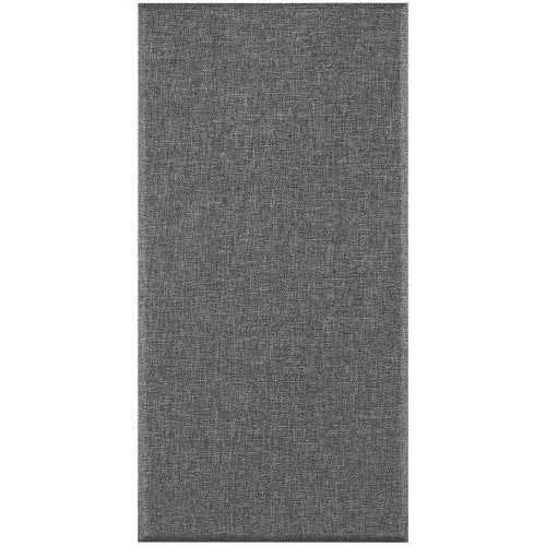 4 Akustik-Wandpaneele 5 cm stark 63 x 28 cm selbstklebend grau