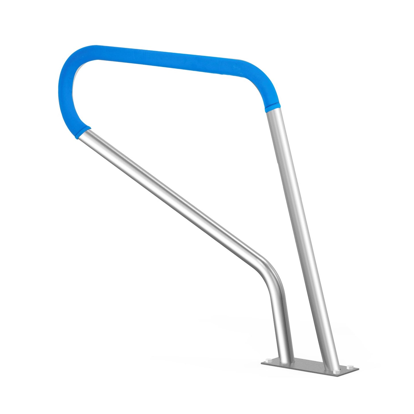 Pool-Handlauf 39 x 32 Zoll Edelstahl mit Grundplatte für Whirlpool