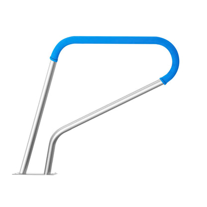 Pool-Handlauf 39 x 32 Zoll Edelstahl mit Grundplatte für Whirlpool