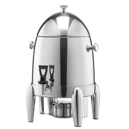 Rostfritt Stål Dispenser för Varmt Te och Kall Dryck 12L Dryckesdispenser