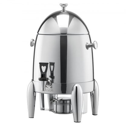 Rostfritt Stål Dispenser för Varmt Te och Kall Dryck 12L Dryckesdispenser