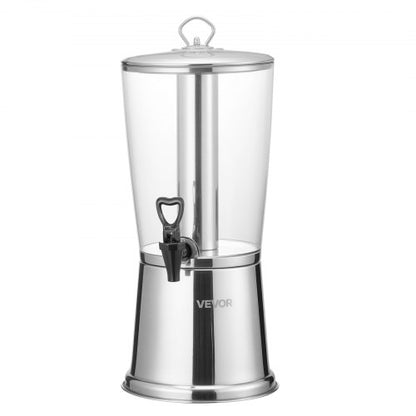 Beverage Dispenser 8L Beverage Dispenser for Parties with Ice Chamber with Spout