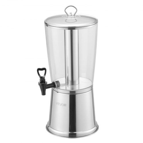 Beverage Dispenser 8L Beverage Dispenser for Parties with Ice Chamber with Spout