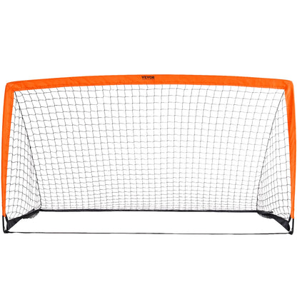 Portable Soccer Goal, 6,5x3,25 ft Kids Backyard Fotbollsnät, hopfällbart pop-up träningsfotbollsnät, Mini ungdomsträning fotboll målsättning, Allväders inomhus fotbollsmål utomhus med bärväska