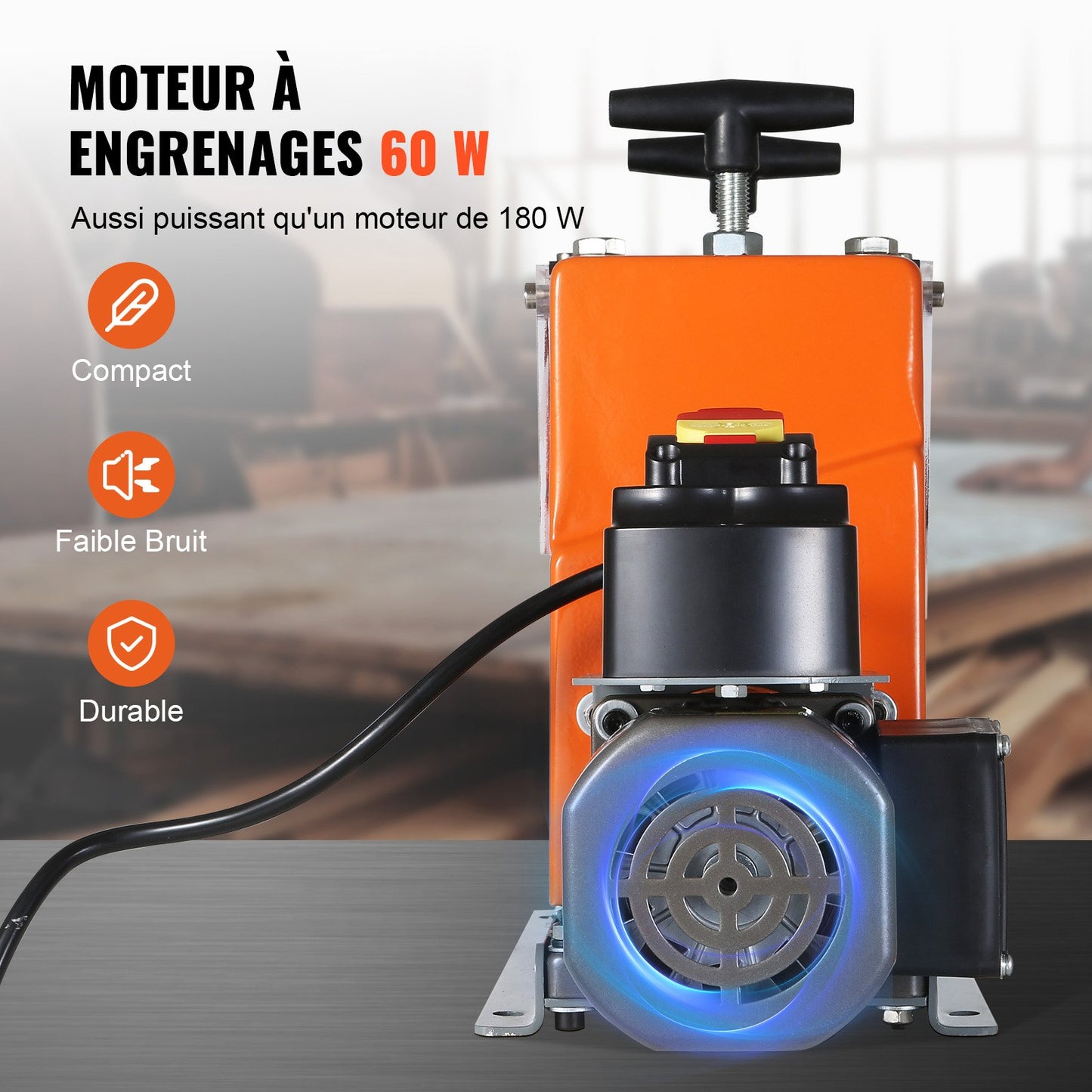 Electric Cable Stripping Tool, 0.06''-0.98'' Motorized Wire Stripper, 60W, Features Clear Depth Gauge, Includes 6 Circular & 1 Flat Channels for Efficient Copper Wire Recycling