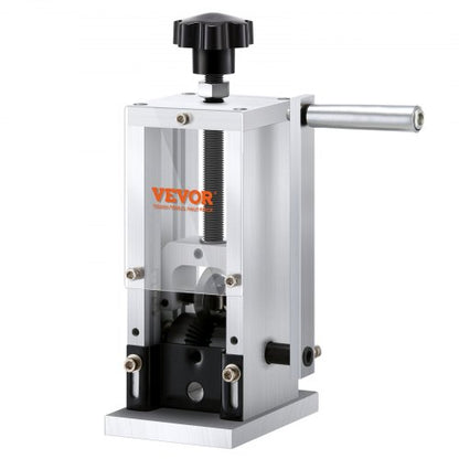 Wire Stripping Machine,Wire Stripper with Hand Crank or Drill Powered,0.06''-1.18'' Copper Wire Stripper,Visible Stripping Depth Reference,Portable Aluminum Frame Wire Peeler