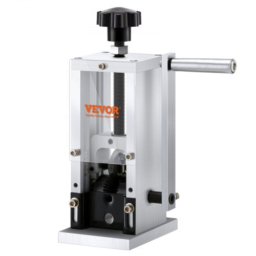 Wire Stripping Machine,Wire Stripper with Hand Crank or Drill Powered,0.06''-1.18'' Copper Wire Stripper,Visible Stripping Depth Reference,Portable Aluminum Frame Wire Peeler