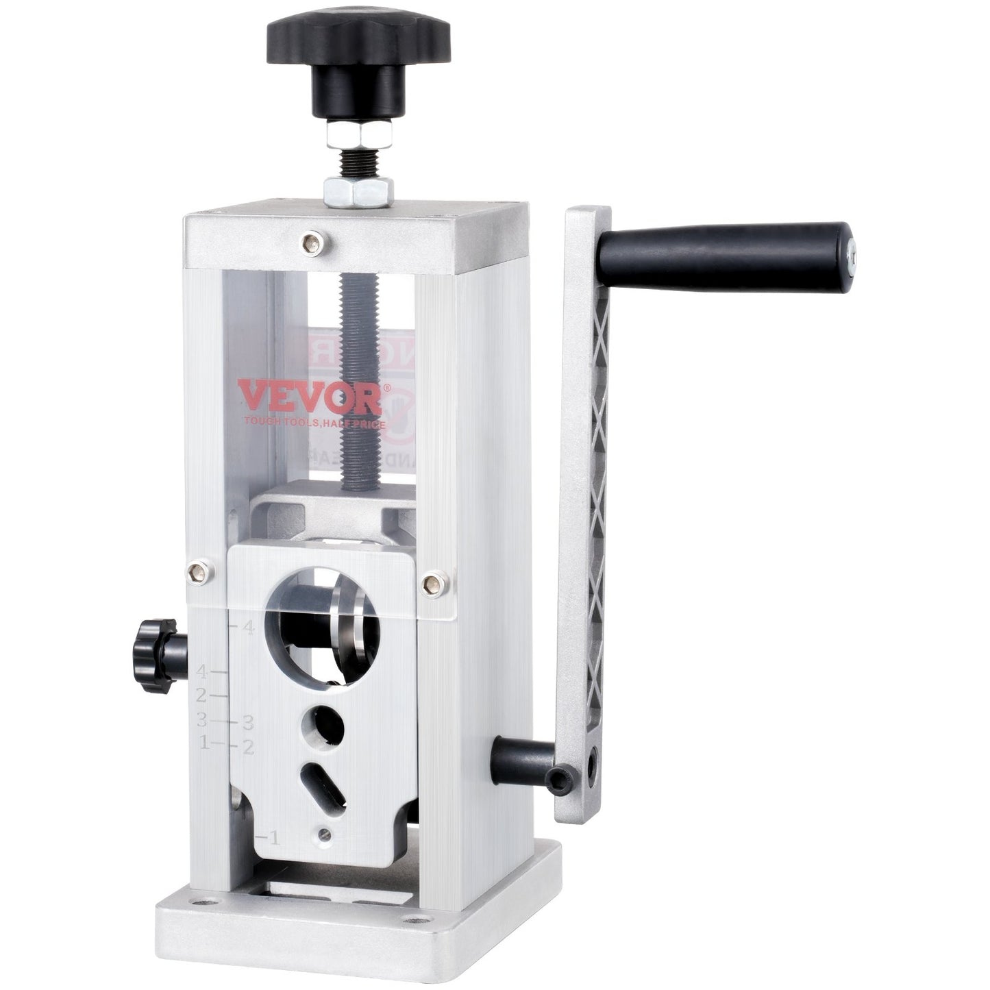 Manuelle Abisoliermaschine, 0,06''-1,57'' Kupferabisolierer mit Handkurbel oder Bohrantrieb, sichtbare Abisoliertiefenreferenz, tragbarer Abisolierer mit Aluminiumrahmen für das Recycling von Kupferschrott