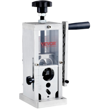 Manuelle Abisoliermaschine, 0,06''-1,57'' Kupferabisolierer mit Handkurbel oder Bohrantrieb, sichtbare Abisoliertiefenreferenz, tragbarer Abisolierer mit Aluminiumrahmen für das Recycling von Kupferschrott