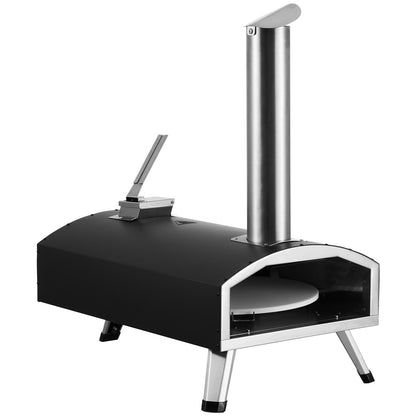 12 "Outdoor Pizza Ofen Tragbare Holz Pellet Pizza Ofen Eisen Spray Camping