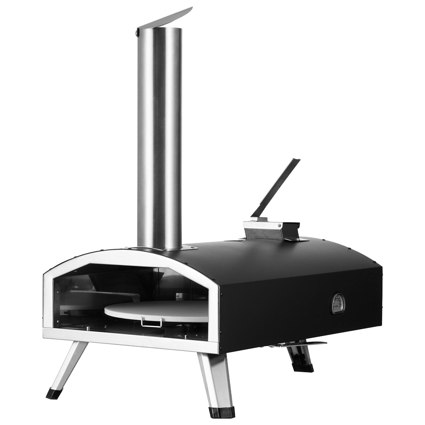 12 "Outdoor Pizza Ofen Tragbare Holz Pellet Pizza Ofen Eisen Spray Camping