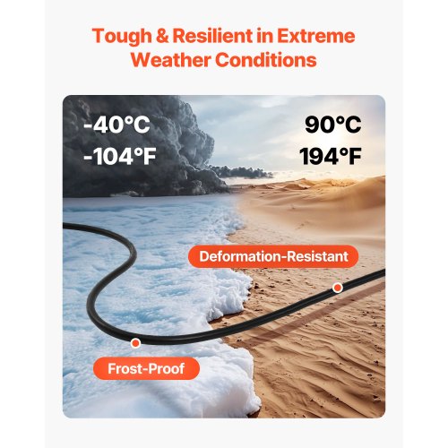 50 FT 10AWG Premium Elektrokabel Kupfer-Verlängerungskabel