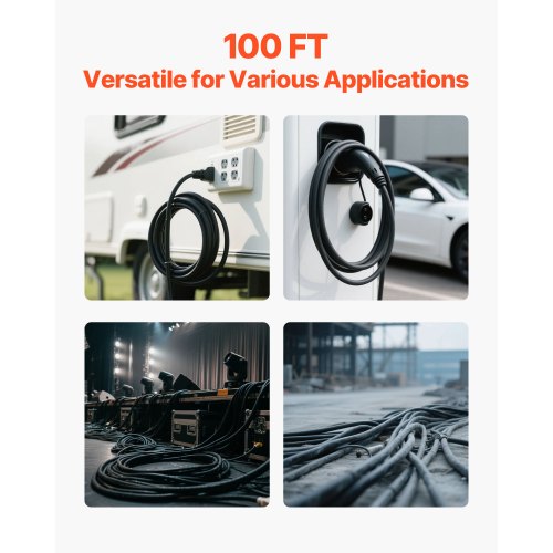 100 FT 10AWG Premium Elektrokabel Kupfer-Verlängerungskabel