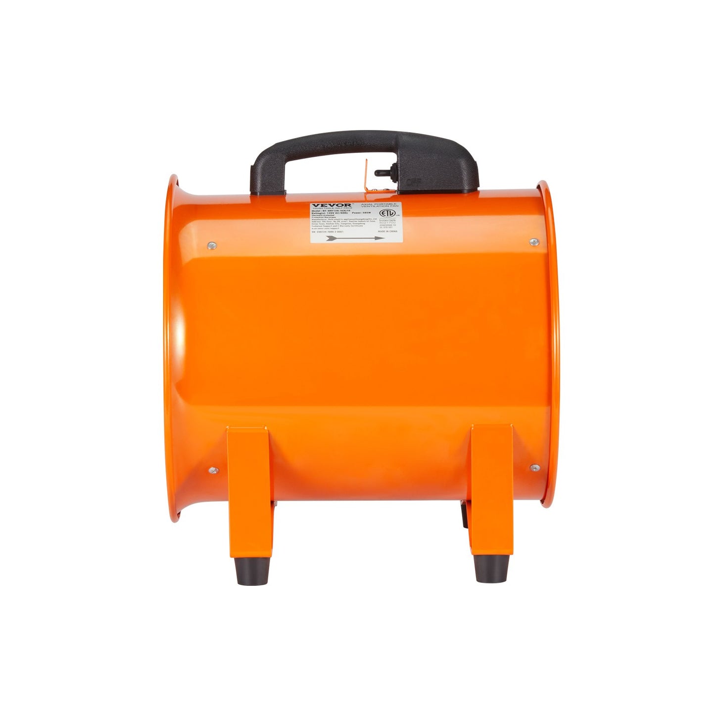 254 mm Exhaust Fan Portable 5 m Duct Hose Ventilator Industrial