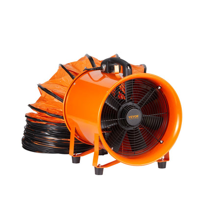 304.8mm Portable Fan Blower 5m Duct Hose Ventilator Industrial