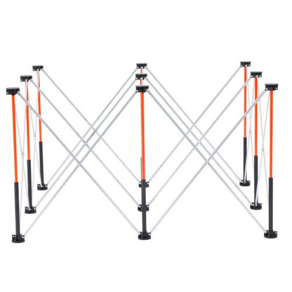 Bärbart hopfällbart arbetsställ 1264 x 1264 mm Hopfällbart arbetsställ 1589 kg