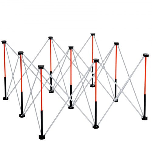 Bärbart hopfällbart arbetsställ 1264 x 1264 mm Hopfällbart arbetsställ 1589 kg