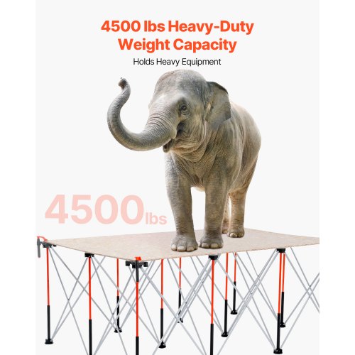 Tragbare Klapparbeitsbühne 1865 x 1261 mm Klapparbeitsbühne 2041 kg