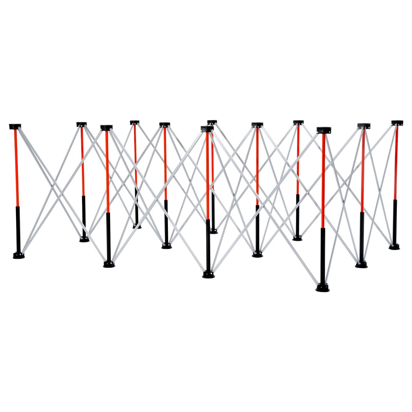 Portable Folding Workstand, 6.12 x 4.14 ft Collapsible Workbench, 4500 lbs Weight Capacity, No Assembly Foldable Work Stand with Storage Bag, Table Top NOT Included, for Garage Workshop Outdoor