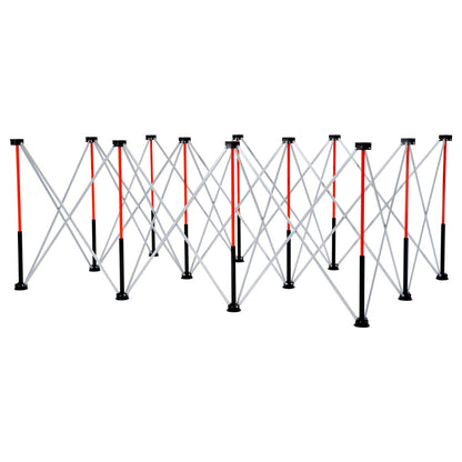 Portable Folding Workstand, 6.12 x 4.14 ft Collapsible Workbench, 4500 lbs Weight Capacity, No Assembly Foldable Work Stand with Storage Bag, Table Top NOT Included, for Garage Workshop Outdoor