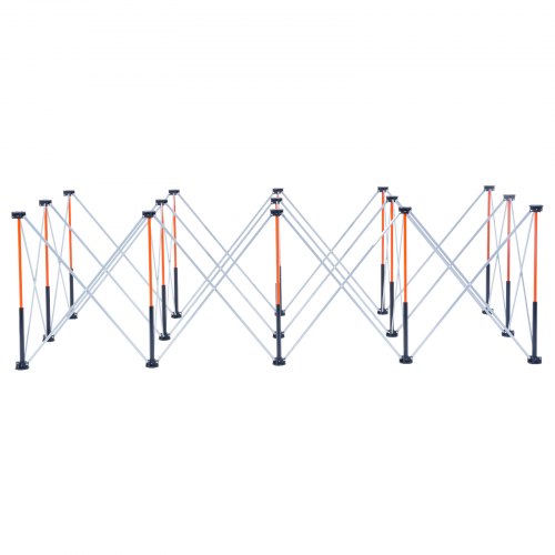 Bärbart hopfällbart arbetsställ 2445 x 1255 mm Hopfällbart arbetsställ 2724 kg
