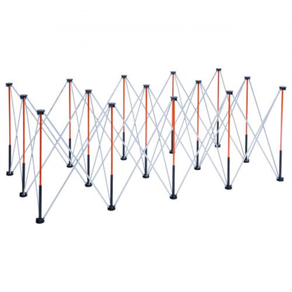Bärbart hopfällbart arbetsställ 2445 x 1255 mm Hopfällbart arbetsställ 2724 kg