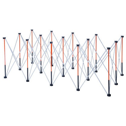 Portable Folding Workstand, 8.02 x 4.12 ft Collapsible Workbench, 6000 lbs Weight Capacity, No Assembly Foldable Work Stand with Storage Bag, Table Top NOT Included, for Garage Workshop Outdoor