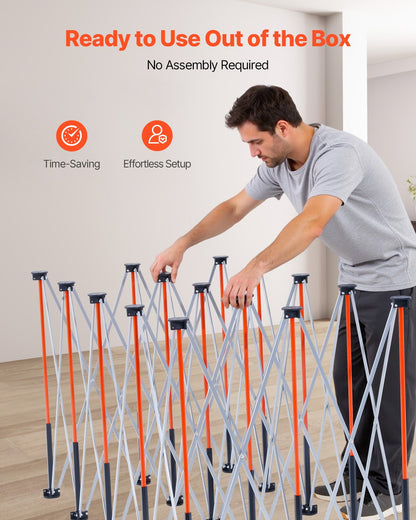 Portable Folding Workstand, 8.05 x 4.13 ft Collapsible Workbench, 6000 lbs Weight Capacity, No Assembly Foldable Work Stand with Storage Bag, Table Top NOT Included, for Garage Workshop Outdoor