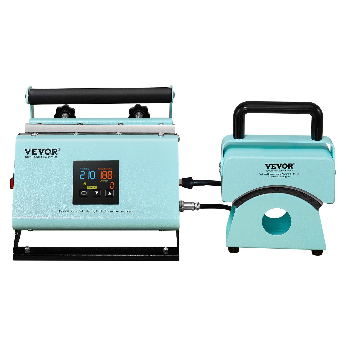 2-in-1-Heißpresse für Becher und Hüte, Heizmaschine für Kappen, Hüte und Tassen