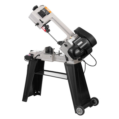 Horizontale Bandsäge für Metall, 4 Zoll x 6 Zoll, 550 W, Bandsäge mit variabler Geschwindigkeit, 220 V