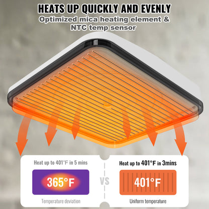 Heat Press 12 x 10 i Portable Easy Press Sublimation Transfer DIY T-shirt