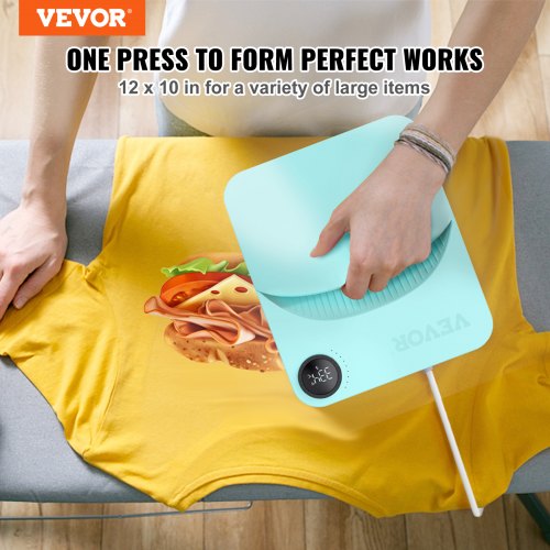 Heat Press 12 x 10 i Portable Easy Press Sublimation Transfer DIY T-shirt |  EU