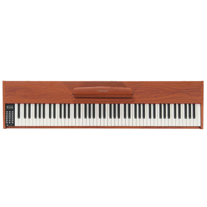 88 keys, fully weighted digital piano Double keyboard, four-legged stand