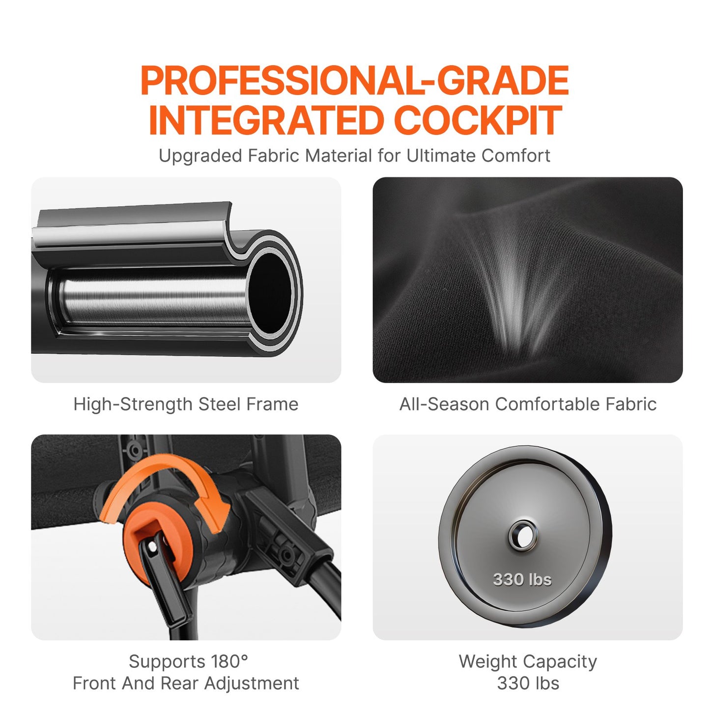 Racing Wheel Stand Foldable For Logitech G923/G920/G29, Steering Wheel Stand & Foot Pedal Angle Adjustable,Portable Steel Driving Simulator Cockpit-Thrustmaster T248P, Fanatec, Hori, Compact