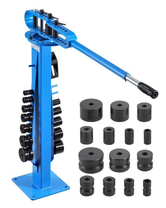 Manual Pipe Bender, Pipe Tube Bender with 14 Bending Tools, 200° Heavy Duty Pipe Bending Tool for Copper Aluminum Iron Pipe, Ideal for HVAC Air Conditioning Refrigerator Car Repair