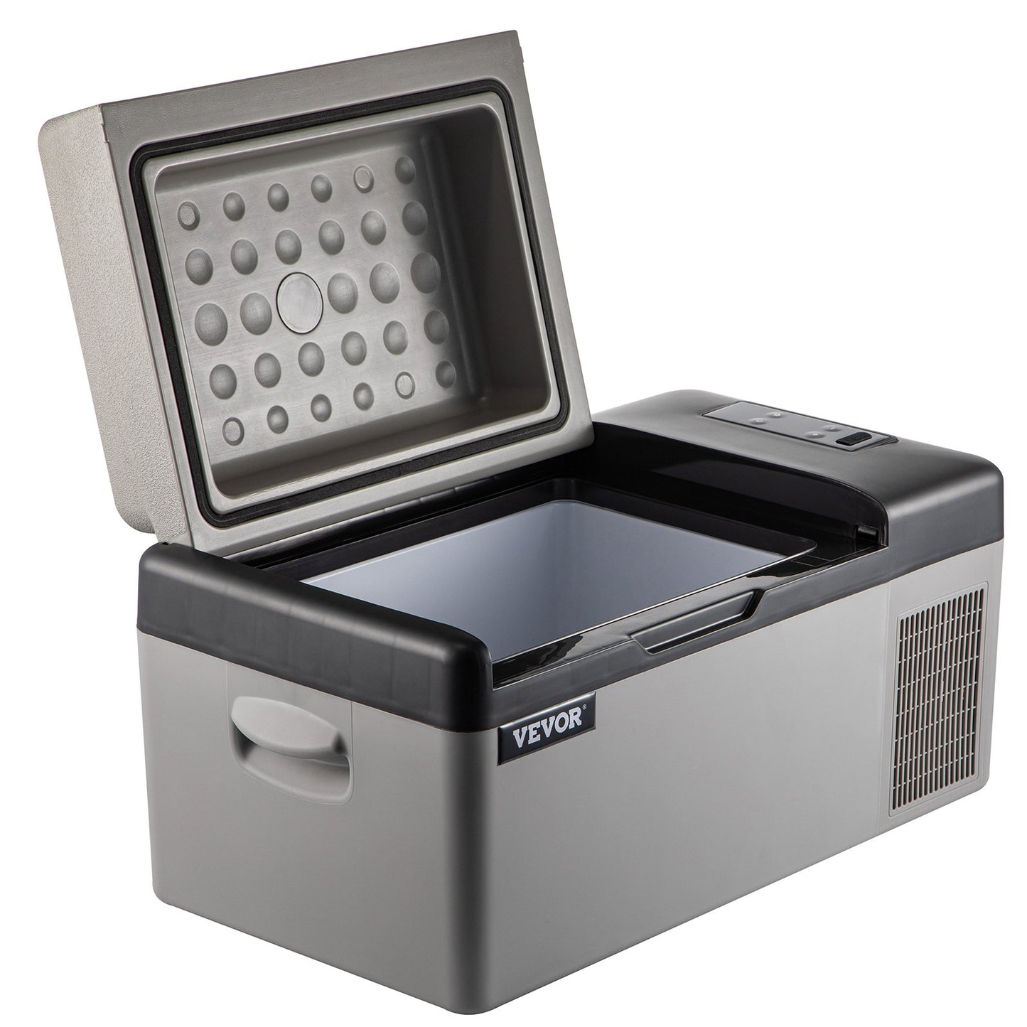 Autokühlschrank, 20 l, Kompressor, tragbarer kleiner Kühlschrank, Autokühlschrank mit Gefrierfach, für Fahrzeuge, Autos, LKWs, Wohnmobile, Boote, Mini-Elektrokühler zum Fahren, Reisen, Angeln, Outdoor und Heimgebrauch