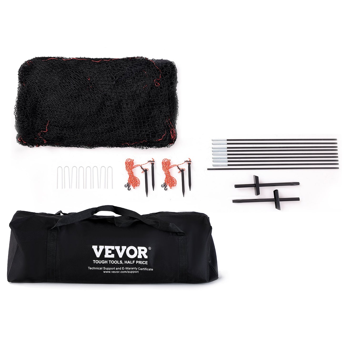 Baseball Batting Cage, Softball och Baseball Batting Cage Nät och ram, övningsbärbart burnät med bärväska, Heavy Duty sluten pitching-bur, för backyard slagträning, 33FT