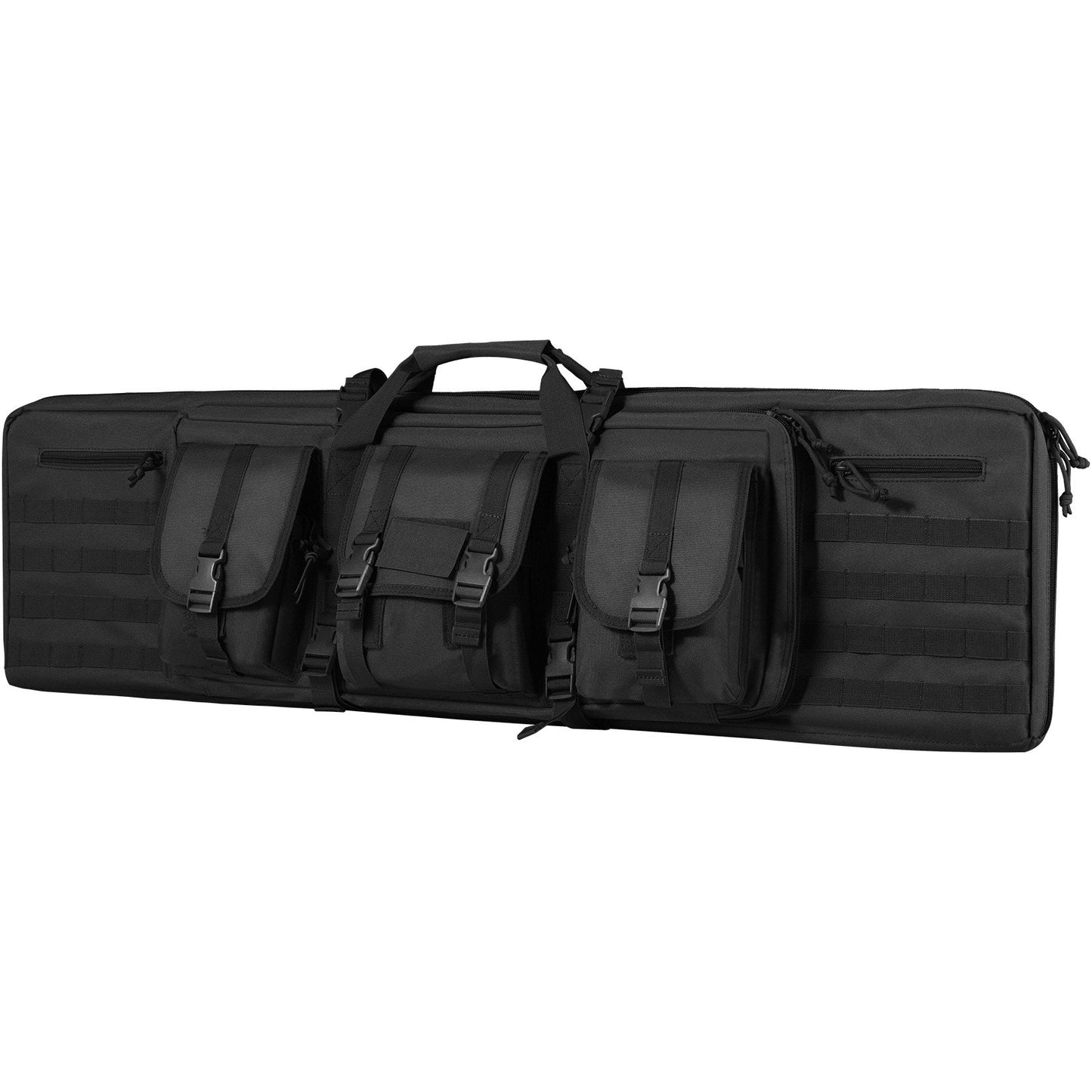 Rifle Bag 42 tum Tactical Double Long Gun Bag för 2 gevär och 2 pistoler