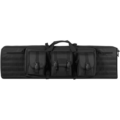Rifle Bag 42 tum Tactical Double Long Gun Bag för 2 gevär och 2 pistoler