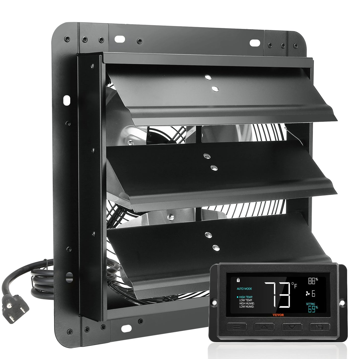 Abluftventilator Shop Abluftventilator 305mm Fernbedienung Wandhalterung EC