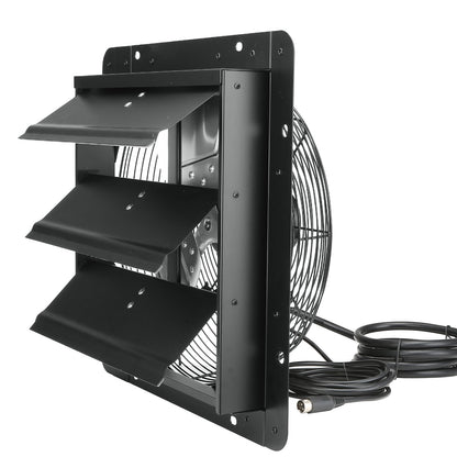Shutter Exhaust Fan Shop Exhaust Fan 356 mm Remote Control Wall Bracket EC